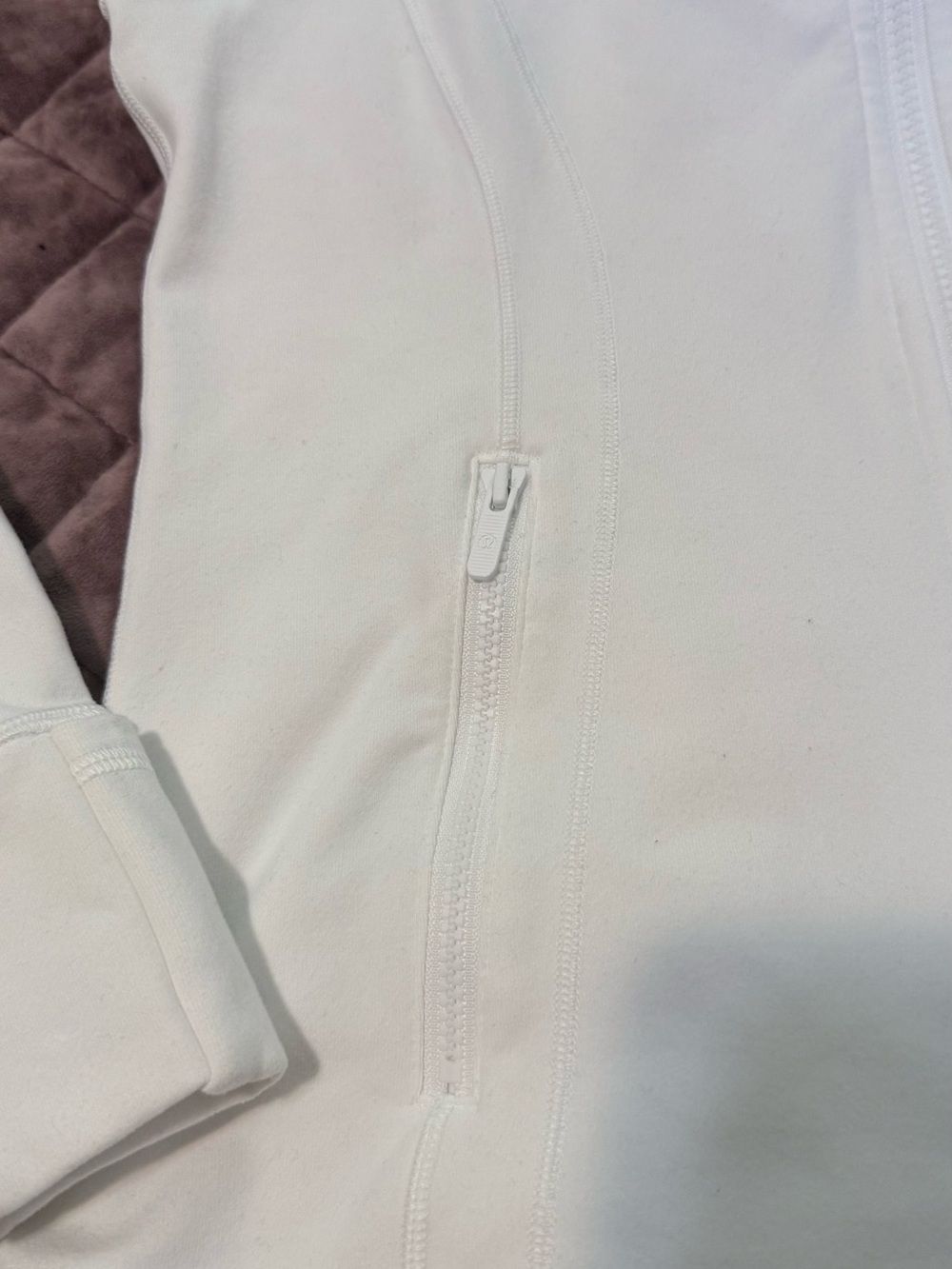 lululemon athletica Women's Cream Full‑Zip Jacket - Picture 4 of 6